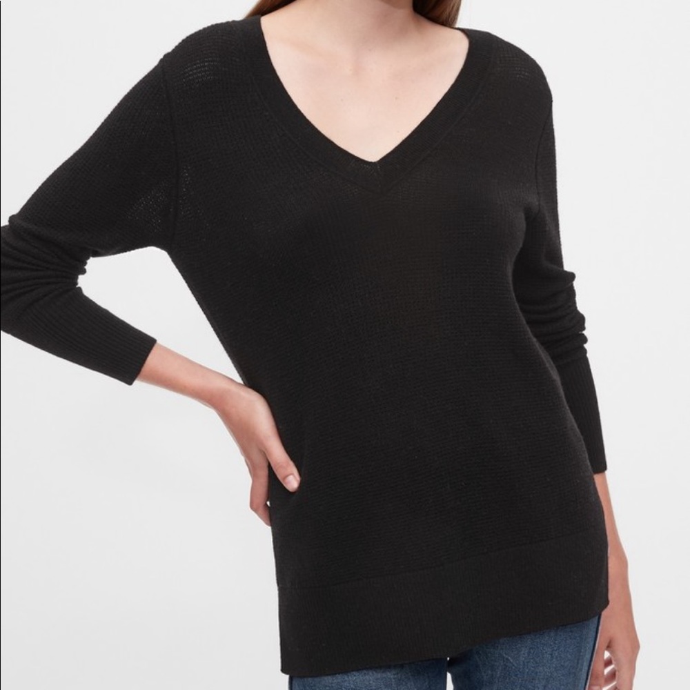 true soft v-neck sweater